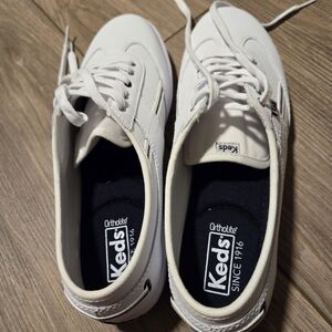 NEW (never worn) white Keds